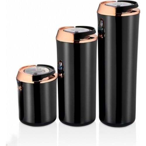 Kitchen Storage Container Kitchen Storage Jar Fridge Box Food Vacuum Rice Square Square Storage 3piece White Copper Vacuum Stora