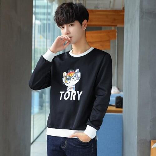 Bormandick hoodies sweatshirts mens new fashion hoodies long sleeve men sweatshirt print Mens printed Pullover Hoody TIM Y92 17