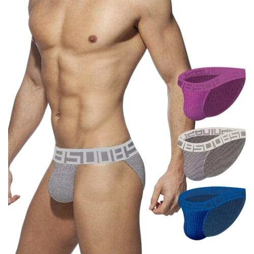 Mens Sexy Underwear Men Briefs Cuecas Male Underpants Cotton Comfortable Man Slip Panties High Fork New Hot Dropshipping