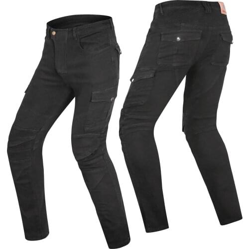 2021 NEW Motorcycle Riding Pants Scooter Jeans for Men Women Motocross Racing Trousers with 4 Knee Hip Protective Pads