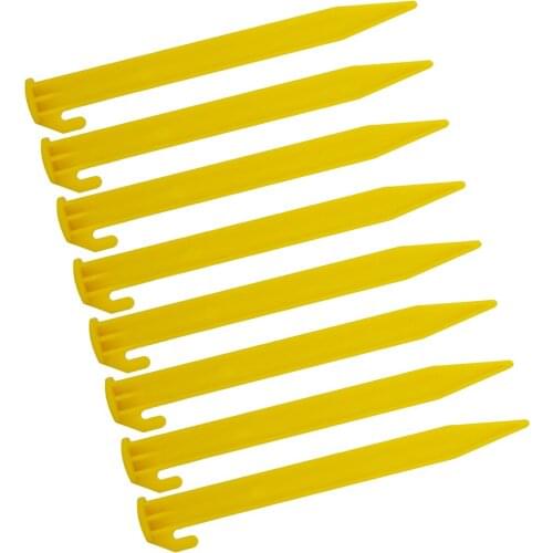 5x Plastic Tent Pegs Non-slip Tent Stakes for Outdoor Camping Anwing Canopy
