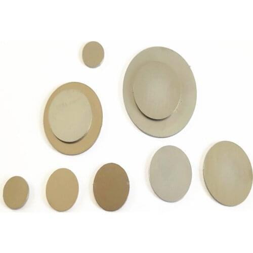 2pcs 0.3mm thickness Titanium disc plate wafer TA1 pure circle solid round block 15mm 20mm 25mm diameter washer gasket