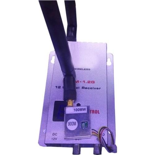 100mw AV sender 0.9 Ghz transceiver 4ch,900mhz CCTV transmitter 0.9G drone Transmitter Receiver 0.9Ghz transmitter FPV