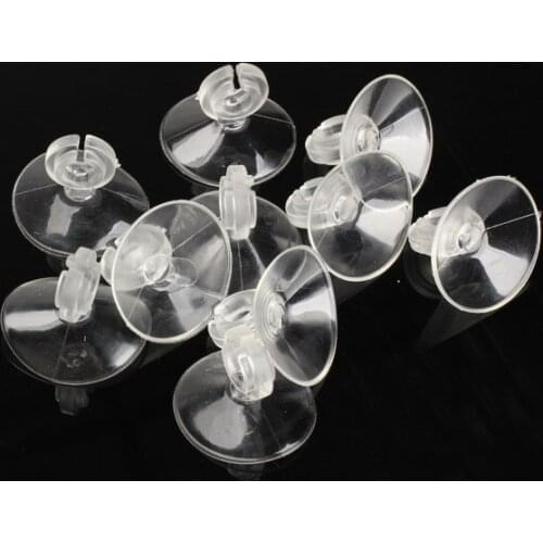 10pcs Aquarium Sucker Suction Cup for 4mm Air Line Pipe Tube Wire Holder -30