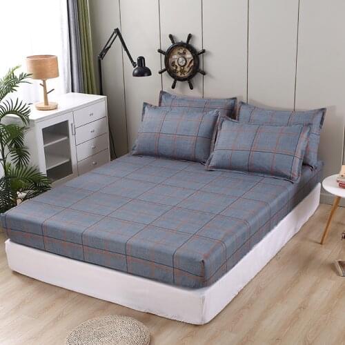 Fashion Classic square family Fitted sheet bed sheets cover Bedspread Round elastic 120*200*30cm 150*200*30cm