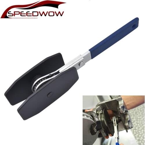 SPEEDWOW 270mm Car Caliper Spreader Tool Stainles Steel Ratchet Brake Piston Caliper Press Single Twin Quad Pistons Install Tool
