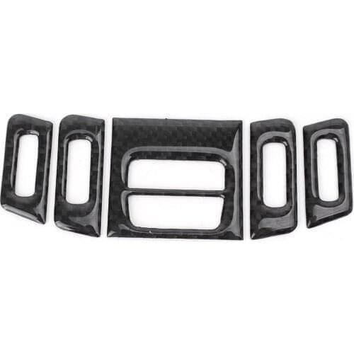 Interior Central Air Conditioner Outlet Cover Trim for BMW E90 E92 Automobile Car Parts Accessories Carbon Fiber
