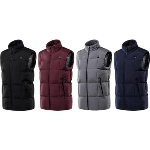 1PC Electric Heating Jacket Vest Winter High Quality Outdoor Sports Coat Winter Coat USB Electric Heating Hiking Cycling Skiing