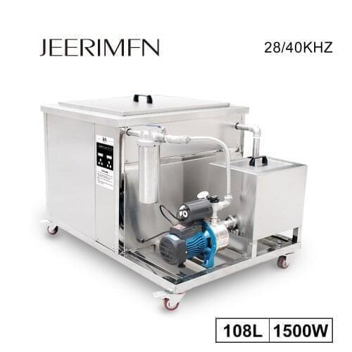 108 L Filter Equipment Aircraft Parts Cylinder Injector Customize Industrial Ultrasonic Cleaner