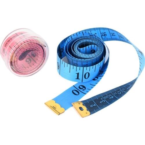 150cm Sewing Tailor Tape Body Measuring Ruler Soft Flat Meter Random Color Embroidery Plastic