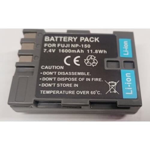 1800mah 100% brand new Replacement Camera Battery For Fujifilm FNP-150 NP150 S5 HS30EXR HS33EXR X PRO1