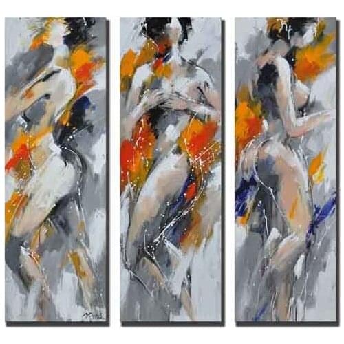 3 Panels Nude Sexy Women Canvas Painting Cuadors Picture Home Decor Pictures Printed On Canvas Modern Wall Prints Living Room