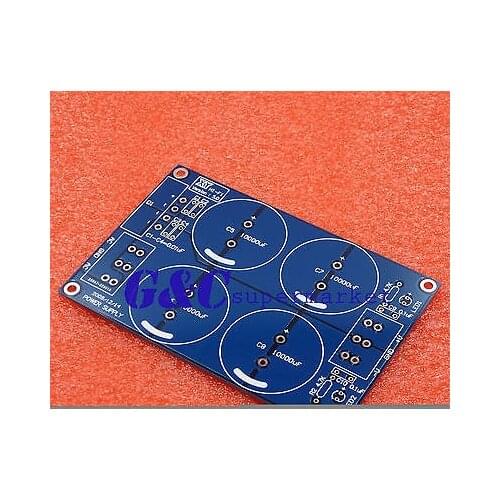 4*10000uF/50V Rectifier Filter Power Supply Board (For LM3886TF TDA7293) PCB