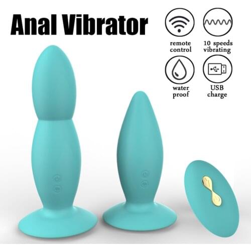 Anal Vibrator for Man Wireless Remote Control Silicone Butt Plug for Gay Plug Sex Toy for Woman Adult Products Prostate Massager