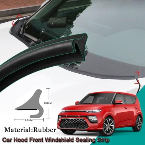 DIY Car Seal Strip Windshied Spoiler Filler Protect Edge Weatherstrip Strips Sticker Auto Accessories For Kia Soul 2012-2020