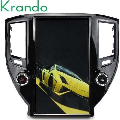 Krando android 9.0 13.6" Tesla style Vertical screen car radio for Toyota crown 2015-2018 gps navigation multimedia system