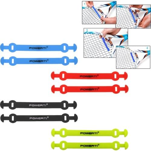 Tennis Vibration Dampener - 2 PACK Silicone Long Shock Absorber for Tennis Racket Strings - Perfect for Tennis Players