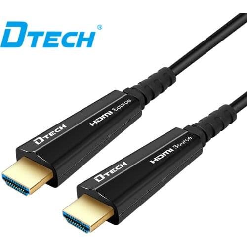 Dtech 4K 8M Extension HDMI 2.0 YUV444 Optic Cable HDMI AOC Fiber Cables for TV