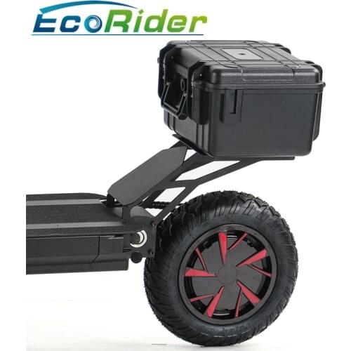 E4-9 Rear Tail Storage Box Trunk For Electric E Scooter Waterproof Big Space Metal Material Mini Accessories Spare Parts Best