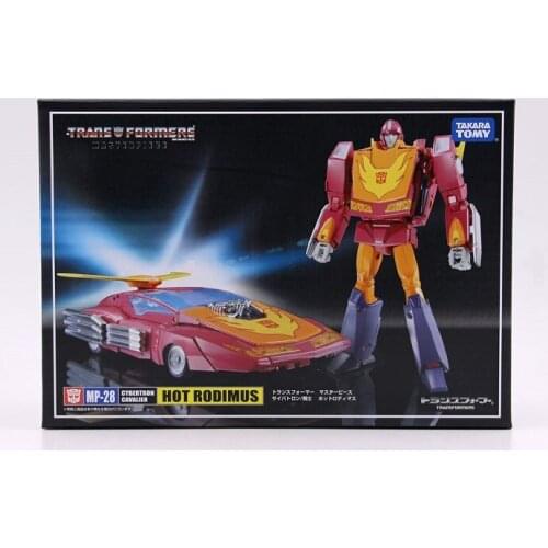 TAKARA TOMY Transformers Robots G1 MP-28 MP28 Hot Rod No Coin Deformation Action Figure Toys Collections