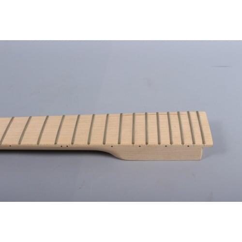 Electric guitar neck Maple and maple wood Fretboard 22 fret 25.5" no inlay nut width 43mm