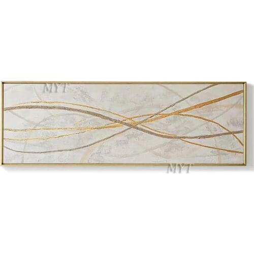 Abstract Line Oil Painting Modern Popular Abstract 100% Handpainted Modern Wall Art Home Decoration On Canvas Frameless
