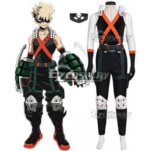Boku no Hero Akademia Katsuki Bakugou Uniform Set Halloween Adult Clothings Party Outfit Suit Festival Cosplay Costume E001