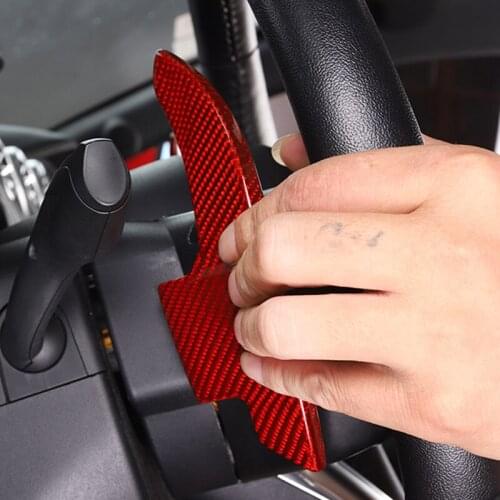 Carbon fiber steering wheel shift paddles For 2015-2020 Ford Mustang Car Interior modification Accessories