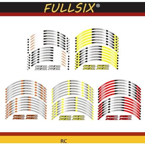 Motorcycles Reflective sticker For KTM RC 125 200 390 motorcycles wheel stickers Reflective Rim moto Stripe Tape