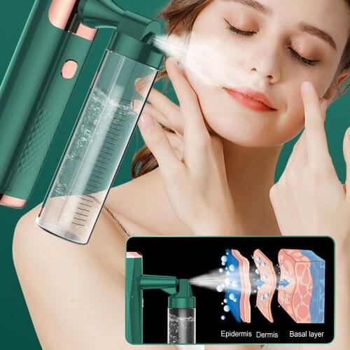 Nano Facial Steamer Sprayer USB Humidifier Rechargeable Nebulizer Face Oxygen Injection Moisturizing Beauty Skin Care Tools