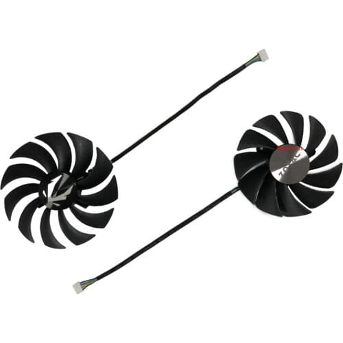 2pcs/Set 95MM CF1010U12S +85MM CF9015H12S ZT-A30700E-10P GPU VGA Cooler Fan For ZOTAC GAMING GeForce RTX 3070 Twin Edge Cooling