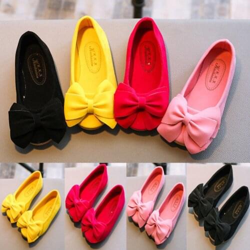 1-10 Years Children Kids Baby Girls Princess Shoes Girls Party Dress Flats Shose Soft Slip-on Casual Summer Shoes First Walkers