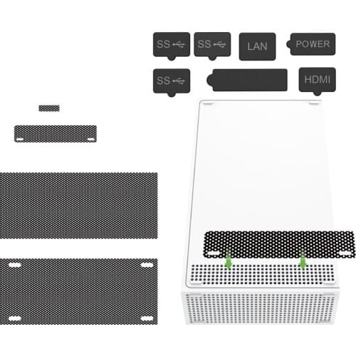 For XBOX Series S/X Gaming Console Dustproof Suit Dust Plug Silicone Dust Proof Cover Stopper Dustproof Case Kits Dustproof Kit