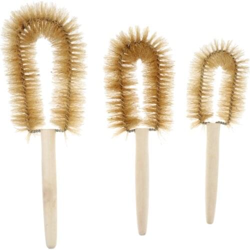 Cleaning Brush for Beaker Bottle, Jar and Most Narrow Containers 3 Sizes
