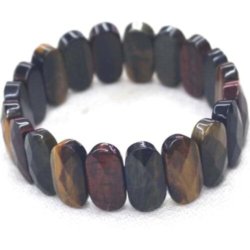 Mixed tiger eye stone beads bracelet natural stone bracelet DIY jewelry bracelet for woman for man wholesale