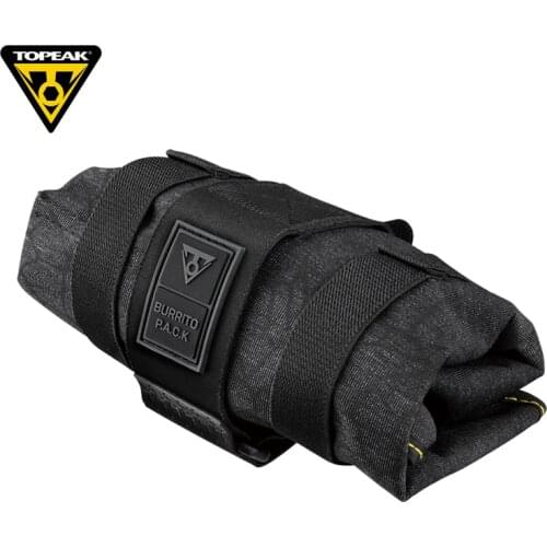 Topeak Bicycle Frame Tube Bag Burrito Pack Bike Saddle Bag Foldable MTB Road Seatpost Bag Cycling Pouch Pannier Bike Accessories