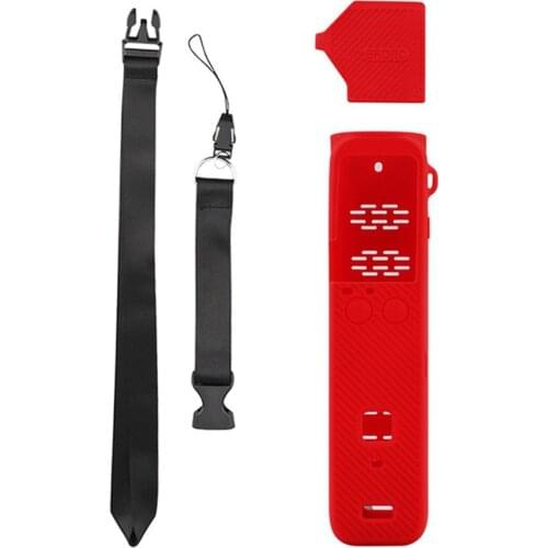 Scratch Resistant Silicone Protective Cover With Lanyard And Lens Protective Cap For DJI Pocket 2 Creator Combo Accessories