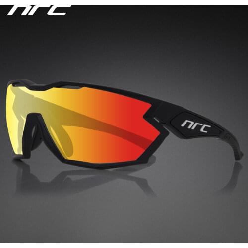 2021 NRC Cycling Glasses Riding Cycling Sunglasses for Men Mountain Woman Bicycle Goggles Sport MTB Cycling Eyewear 3lens