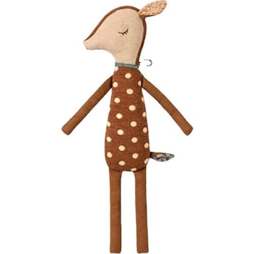 38CM Kids Toy Bambi Deer Cotton Plush Toys Boy Girl Birthday Gift Baby Comforts Sleeping Stuffed Toy Baby Photography Props Doll
