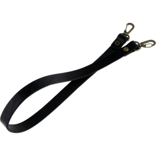 Black Leather Bag Handle Handbag Shoulder Bag Straps Replacement