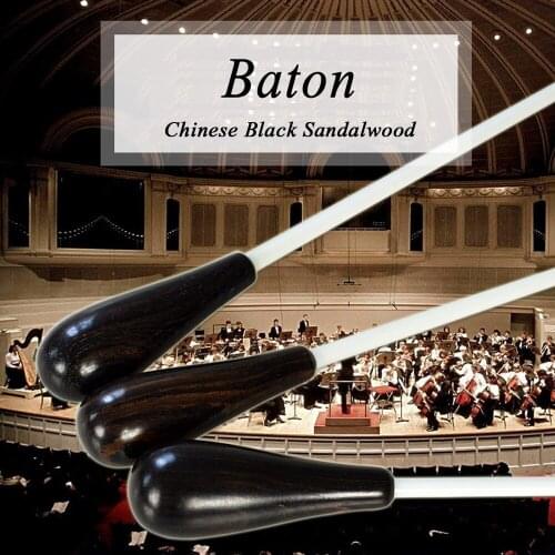 Ebony Handle Concert Baton Command Order Music Baton Professional Stage Performances Baton