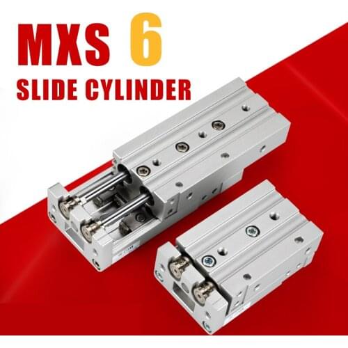 SMC Slide guide cylinder MXS Pneumatic cylinder MXS6-10 MXS6-20 MXS6-30 MXS6-40 MXS6-50