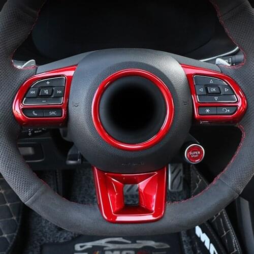 4pcs for MG6 2020-2021 Steering wheel Key Decorative cover