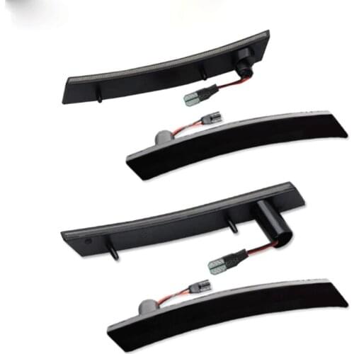 Fits For BMW Mini Cooper R50 R53 2002-2006 R52 2004-2008 4x F&R Front Amber Led Side Marker Lights Turn Signal Lamps