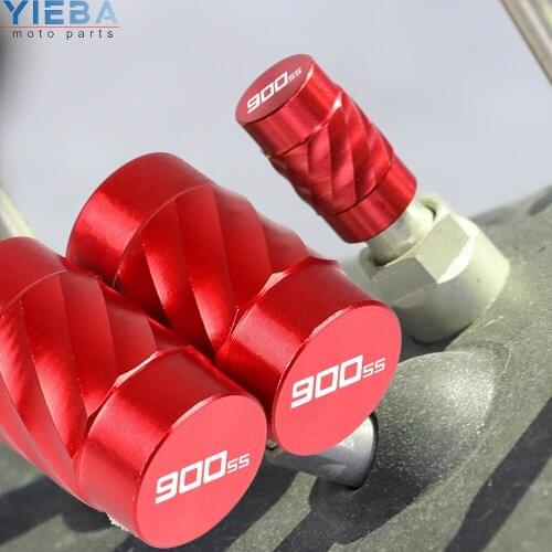 For DUCATI 900SS 900 SS 1990 1991 1992 1993 1994 1995 1996+ Motorcycle Stone Valve Cap Vehicle Wheel Tire Valve Stem Caps Covers