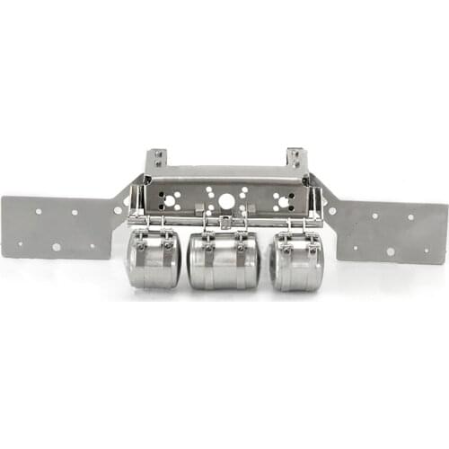 For Tamiya MAN 1/14 Truck Tractor RC Car Tail Beam Taillight Stand Bracket Frame with Three Gas Tank Set DIY Accessories