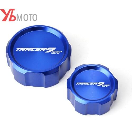 For Yamaha TRACER 9 GT 9GT 2021 Motorcycle Front & Rear brake Fluid Cylinder Master Reservoir Cover Cap