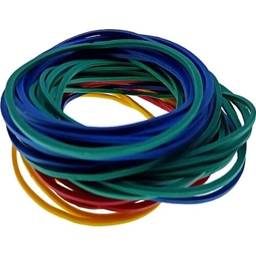 58mm diameter mix color rubber band of stationery holder