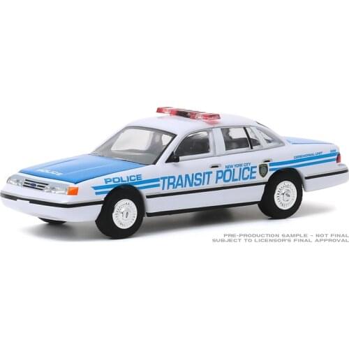 GreenLight 1:64 994 Ford Crown Victoria Interceptor NYC Alloy toy cars Metal Diecast Model Vehicles For Children Boys gift hot