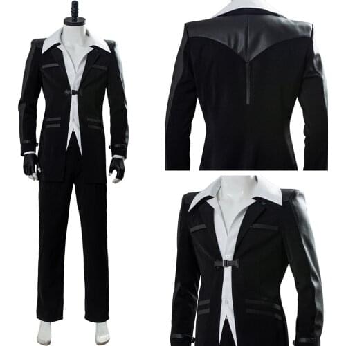 Final Fantasy 7 Remake Reno Costume FF Cosplay Uniform Game Outfit Halloween Carnival Costume Men Women